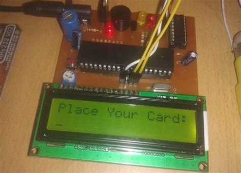 rfid based attendance system using 8051 microcontroller ppt|rfid attendance circuit.